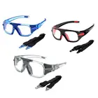 Спортивные очки, баскетбольные, футбольные защитные очки для глаз, очки с оптической оправой, съемные зеркальные ножки для близорукости