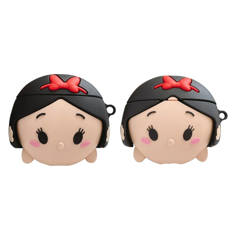 

Soft Silicone Princess Queen Cartoon Airpods Case Glitter Luxury Wireless Headphones Protection Fundas