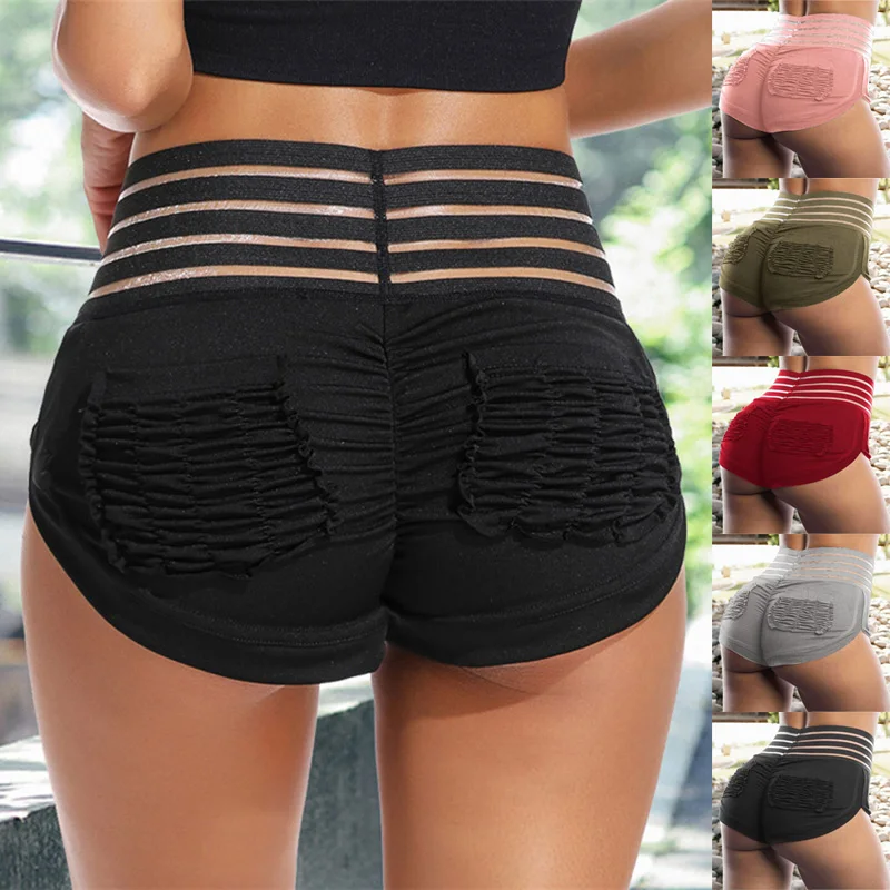 

Для женщин шорты с эластичной резинкой на Высокая Талия растягивающиеся популярные леггинсы SAL99