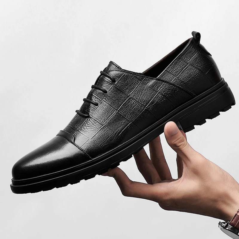 Мужские Винтажные Туфли-броги ручной работы из натуральной коровьей кожи на