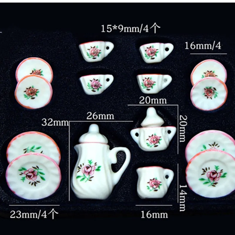 15 шт./набор керамическая посуда в винтажном стиле |