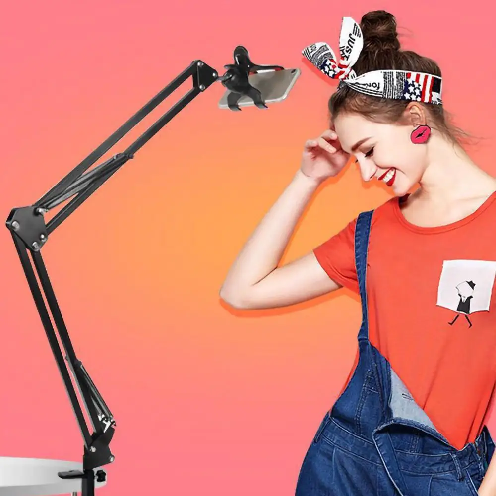 Вращающийся на 360 градусов гибкий держатель для планшета с длинными рукавами ipad