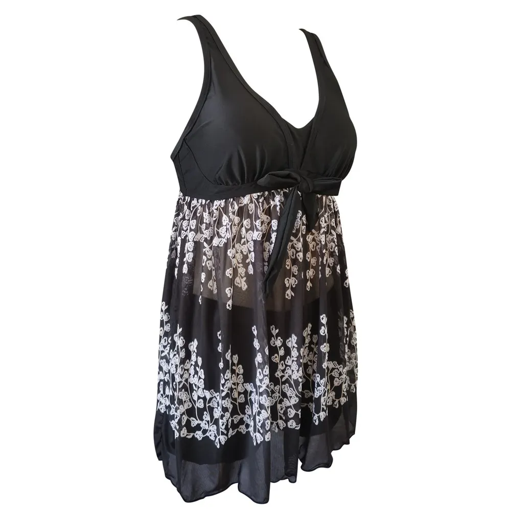 2020 плюс размер одежда для плавания женщин шорты Танкини купальник юбки женское