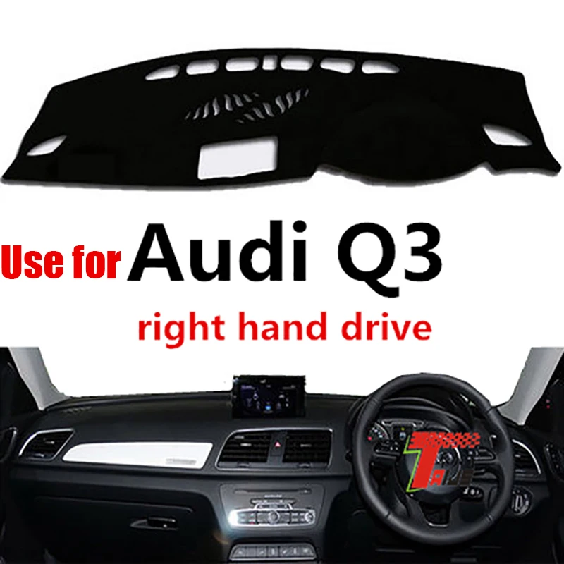 

TAIJS Factory 3 цвета крышка приборной панели автомобиля простой коврик подходит для Audi Q3 правый руль