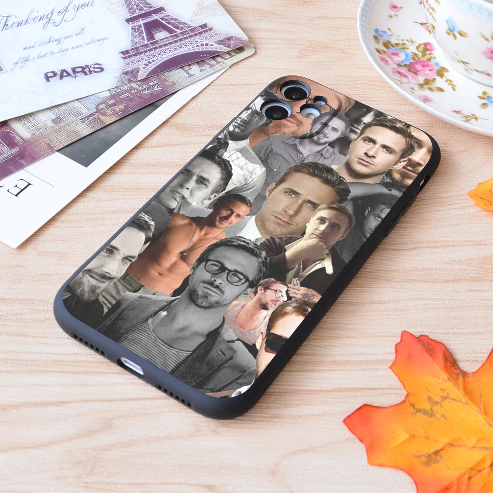 

For iPhone Ryan Gosling Collage Print Soft Matt Apple iPhone Case