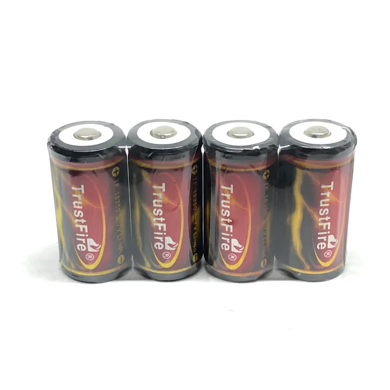 Аккумулятор TrustFire 18350 1200 мА · ч 3 7 В литий-ионные перезаряжаемые литиевые