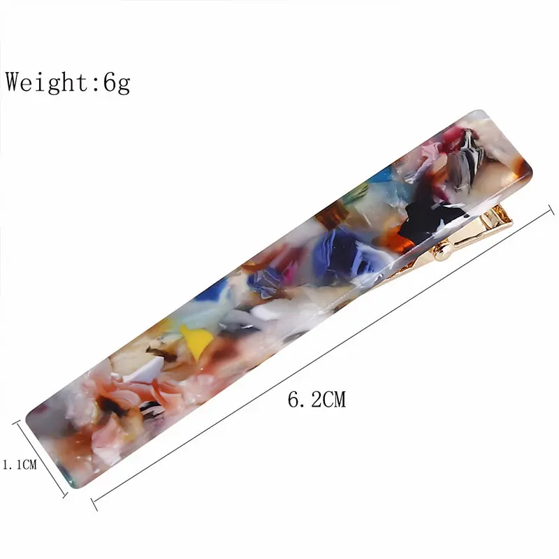 1 шт. Женские Винтажные заколки для волос леопардовые геометрические