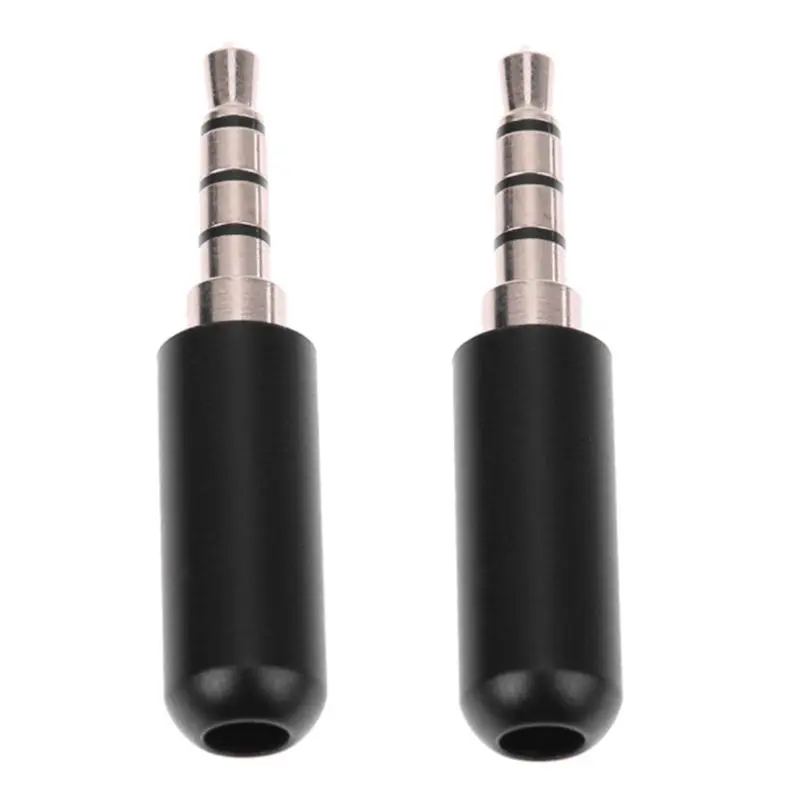Mini Aluminum Shell Jack 3.5MM 4 Ports Plug Wire Connector Audio Stereo Adapter for DIY Earphone Repairing Devices | Электроника