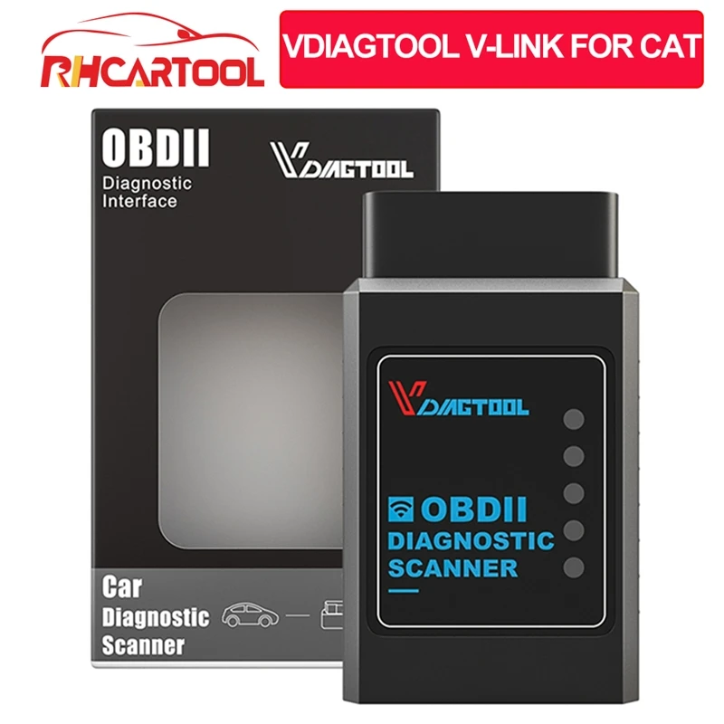 VDIAGTOOL ELM 327 Поддержка OBD2 протокол EL 1,5 Wi-Fi версия Авто диагностический и сканер инструмент для Android для IOS считыватель кода сканер