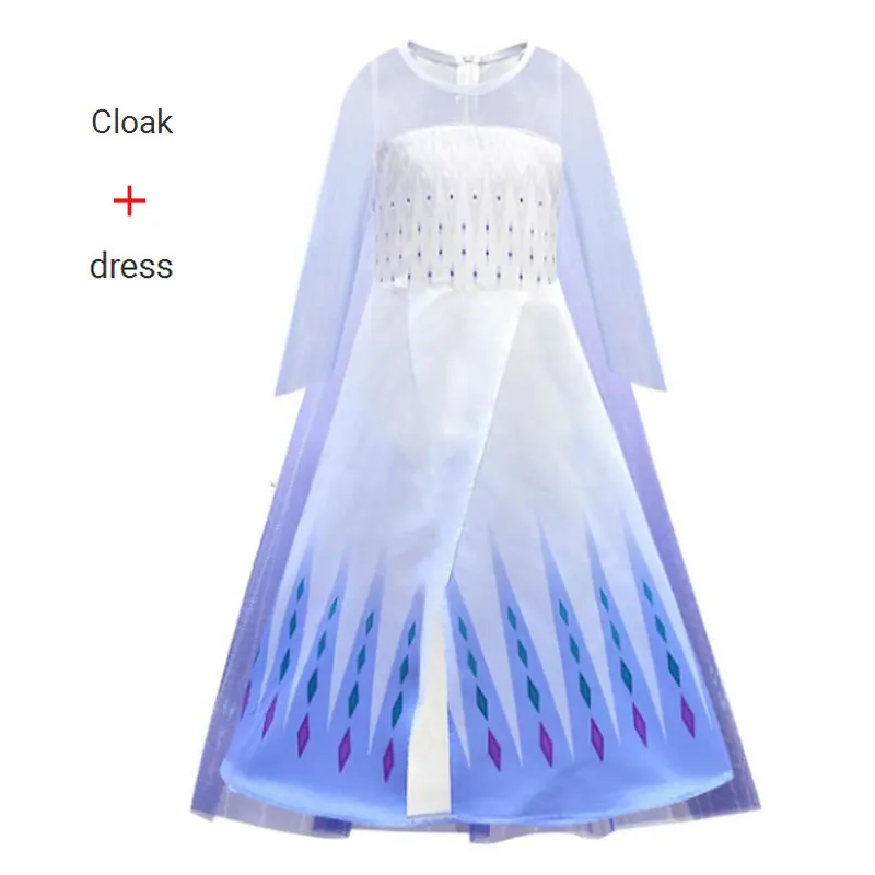 2020 Холодное сердце 2 Косплэй платья Эльзы Анны покрой Принцесса Детские