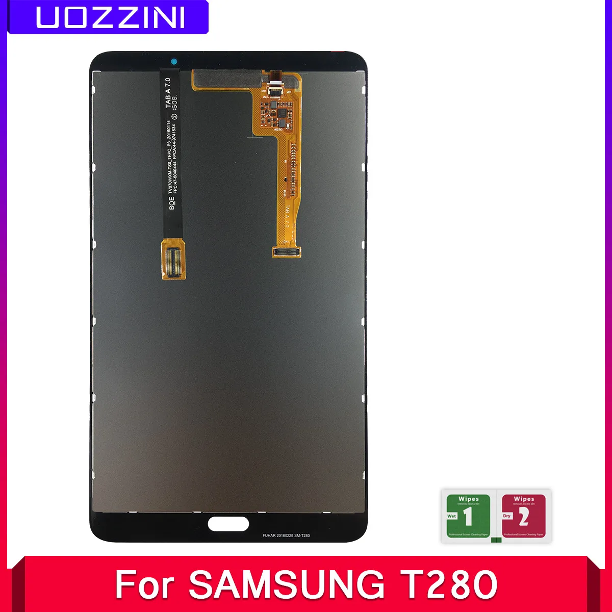 ЖК дисплей T285 для Samsung Galaxy Tab A 7 0 (2016) SM T280 2 шт. сенсорный экран дигитайзер датчики