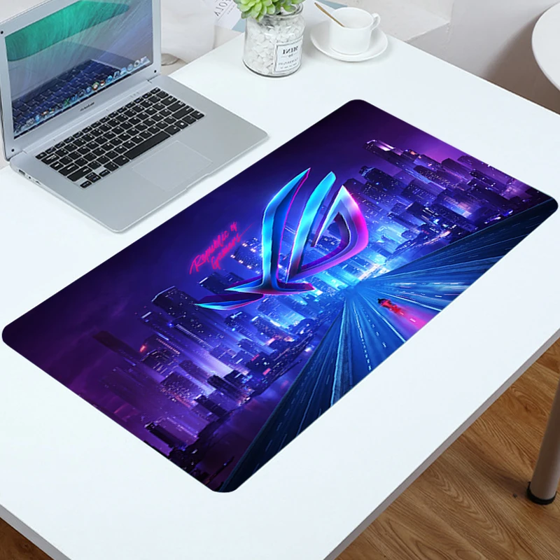 

Fashion 90x40cm Large Gaming ASUS Mousepad Republic Of Gamers Keyboard Pad Locking Edge Rubber Laptop Notebook Desk Mat