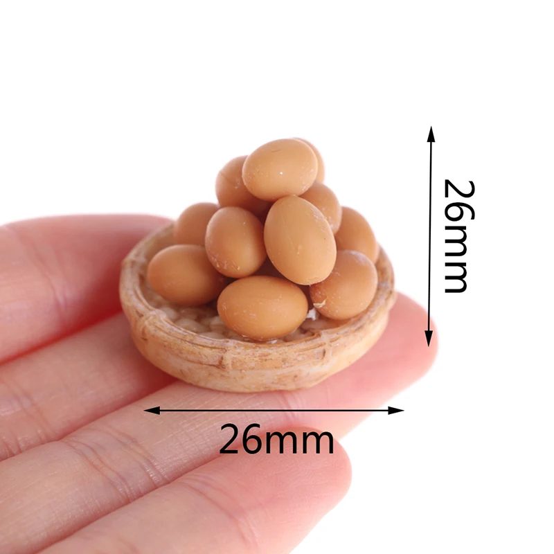 Миниатюрный Кукольный домик в масштабе 1:12 мини яйцо с лотками для яиц модель