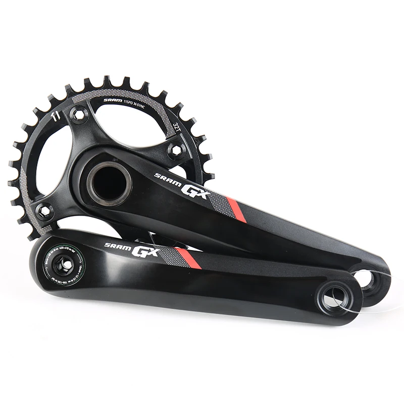 SRAM GX 1400 MTB Bicycle Bike Crankset XSYNC 32T 170/175mm Boost B148 Black Red 94BCD GXP Fits 10 11 12 Speed | Спорт и развлечения