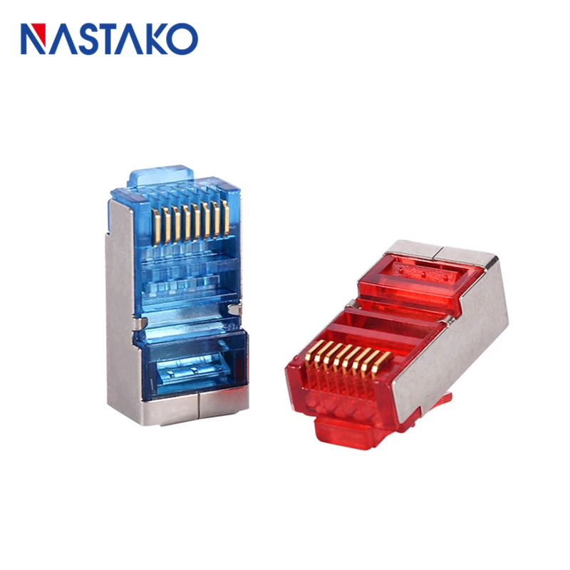 Cat5e Cat6 rj45 разъем cat6 сетевой металлический экранированный модульный