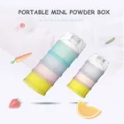 34 слоев порошковой чашки для младенцев портативный Съемный цветной большой емкости пищевое молоко Порошковая упаковка чашка ящики для хранения