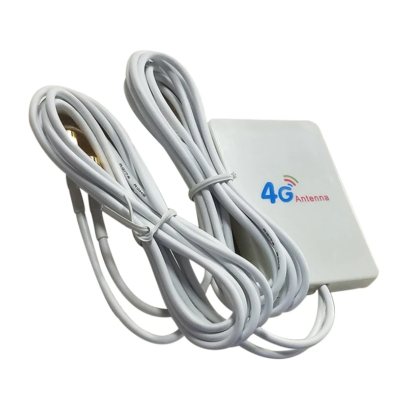 Grandwisdom 3G 4G LET Antnenna 10dbi SMA IOT Male Connector External Pannel with 2m cable for Huawei LTE Router Arieal | Мобильные