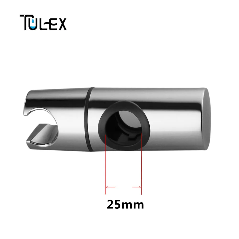 TULEX Замена душа часть 22-25 мм Ручная душевая головка держатель для слайдера бар высота и угол регулируемый распылитель держатель
