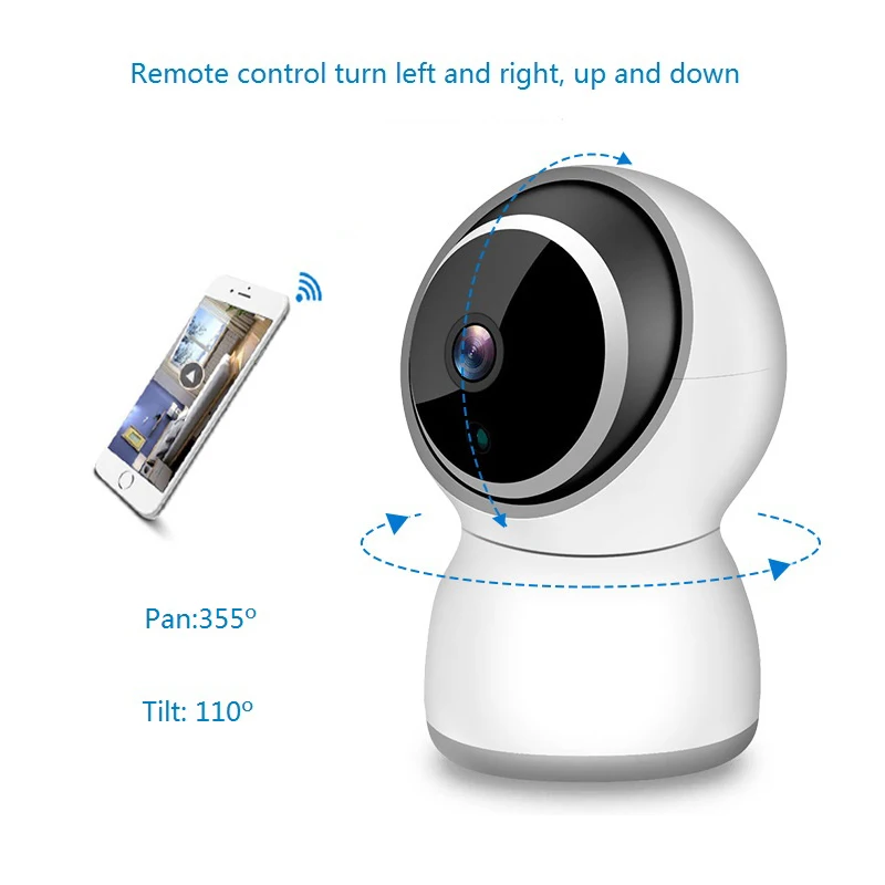 IP камера для домашнего видеонаблюдения HD 1080P Wi Fi|Камеры видеонаблюдения| |