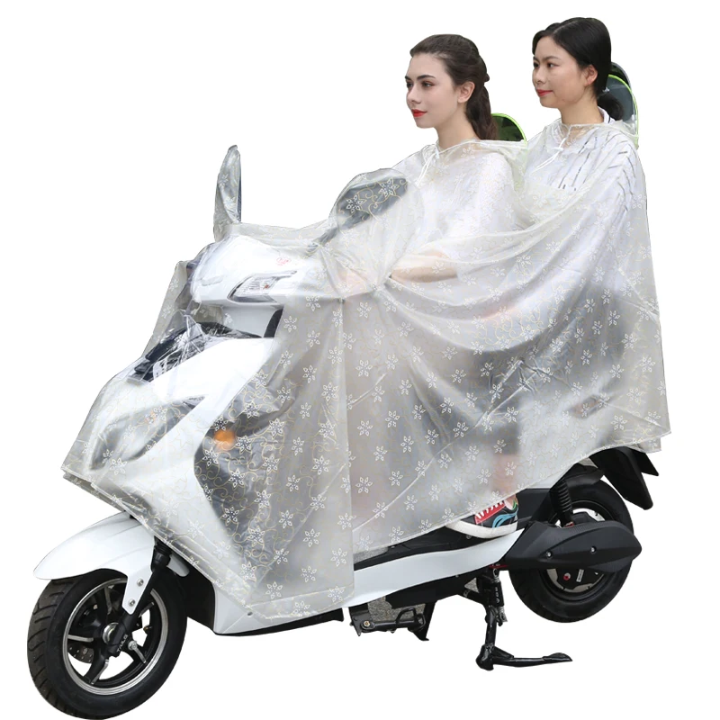 Водонепроницаемый нейлоновый дождевик для скутера прозрачный пластиковый
