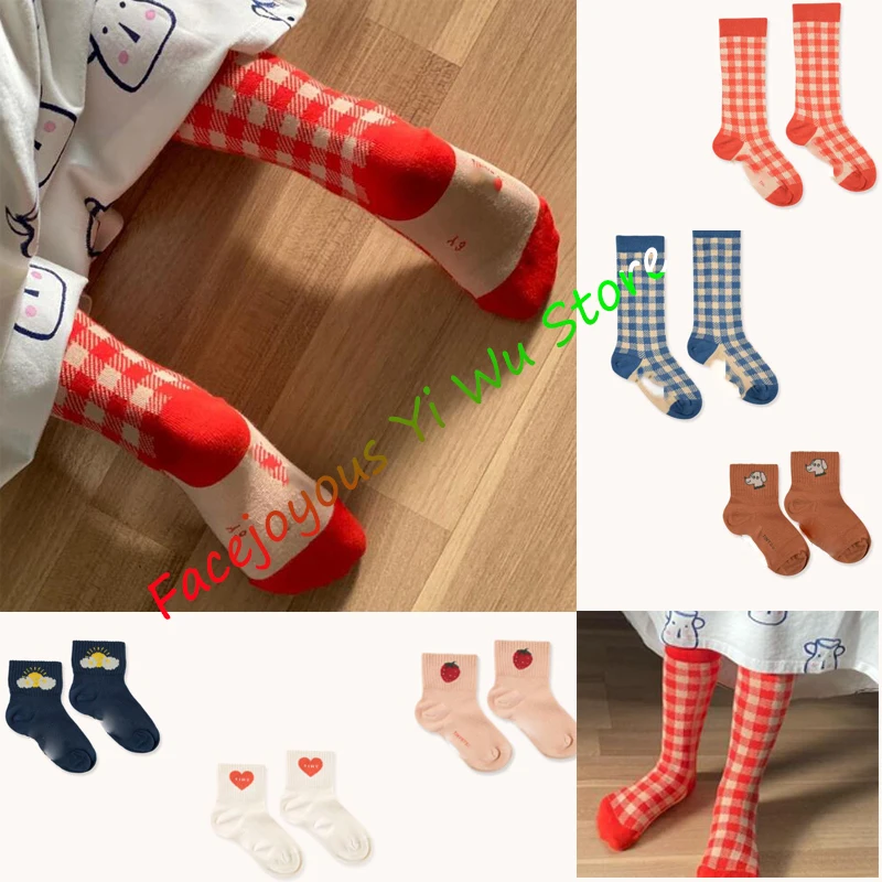 Детские носки милые с забавными фруктами и бананами трикотажные хлопковые для