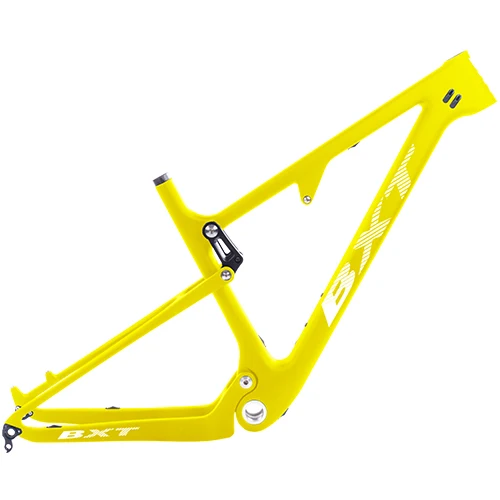 Новая карбоновая Подвеска MTB велосипедная рама 29er 2," подвесной светильник BSA горная рама увеличительная подвесная рама 148 мм 142*12 мм - Цвет: BXT full yellow