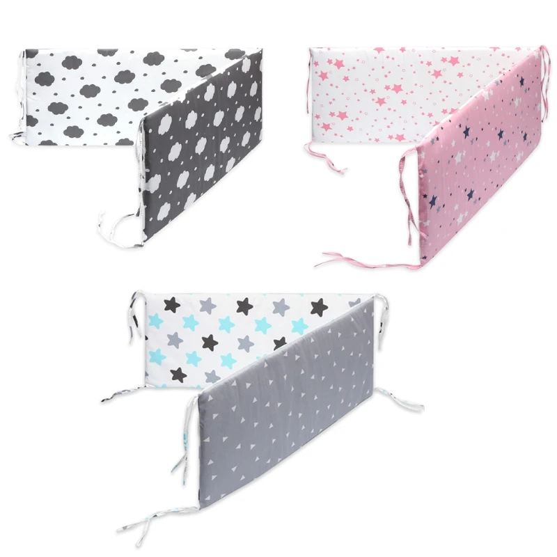 

Baby Crib Bumper Infant Bed Soft Cotton Pad Cot Protector Newborn Room Nursery Bedding Decor