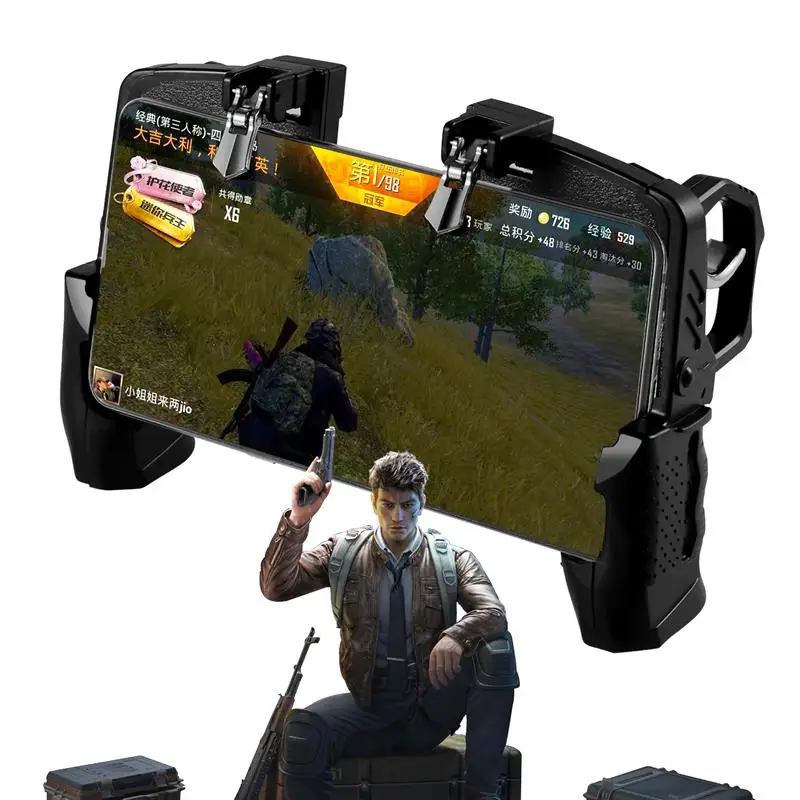 Металлический контроллер Pubg, джойстик для Pubg Mobile, триггерный геймпад для iPhone, телефона Android, игры для стрельбы