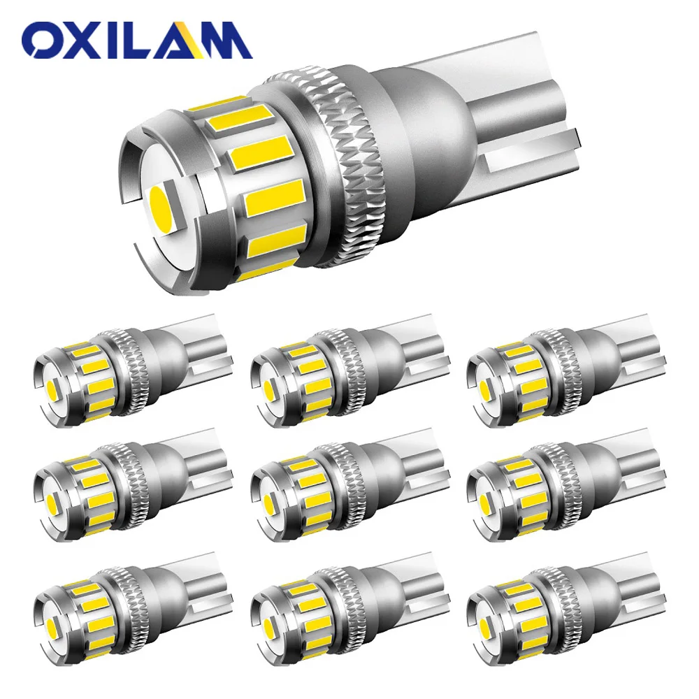 10x Canbus автомобильные фары T10 W5W светодиодный ная лампа для Infiniti Cadillac Mercedes w124 VW golf 6