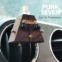 car air freshener wooden robot box car perfume air conditioning air outlet fragrance clip auto aromatherapy diffuser accessories