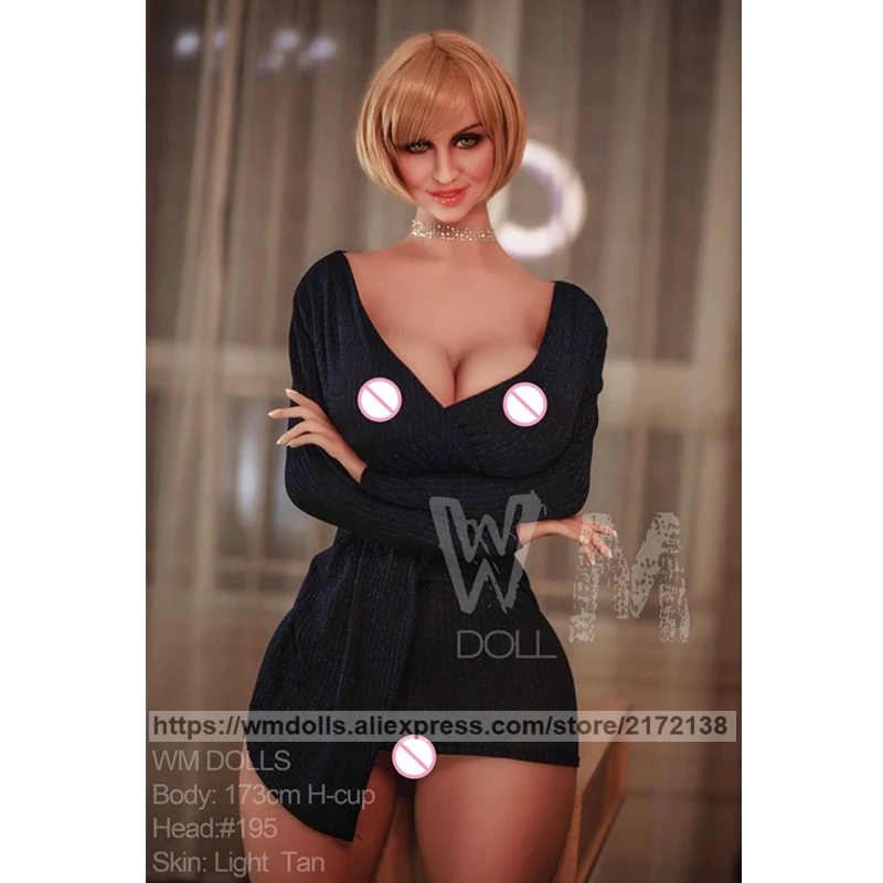 Реалистичная силиконовая кукла WMDOLL 173 см секс-куклы из ТПЭ взрослая для любви с