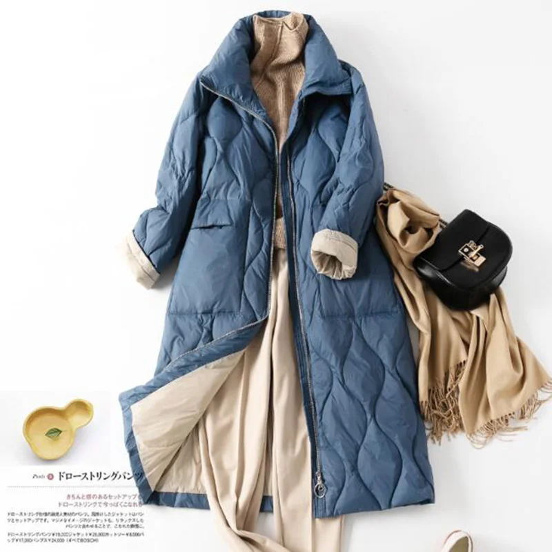 

SEDUTMO Winter Long Oversize Duck Down Jackets Women Fashion Warm Coat Autumn Casual Slim Puffer Jacket ED1206 Favourite Sale