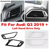 car dashboard front ac air conditioning vent outlet frame decoration cover trim for audi q3 2019 2022 interior accessories