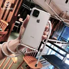 Чехол для телефона iPhone 11, 7, 8 Plus, 11Pro, X, XR, XS Max, мягкий прозрачный чехол для переноски