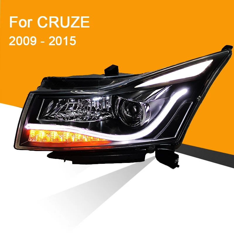Головсветильник в сборе для Chevrolet Cruze 2009-2015 1 пара левый и правый со светодиодный