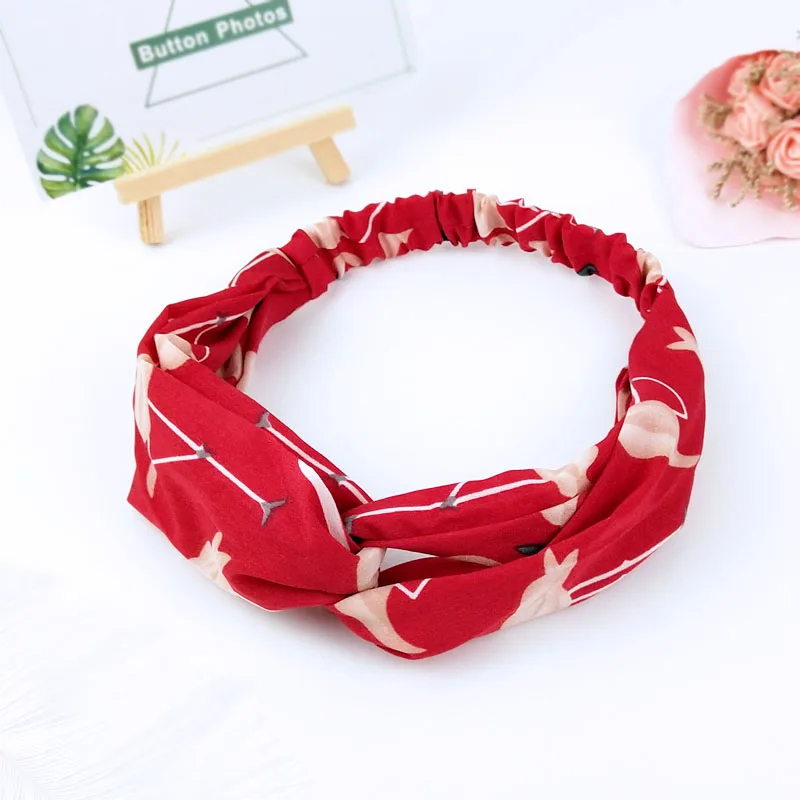 Резинки для волос женские завязанные аксессуары для волос в виде тюрбана для девочек эластичная чалма повязка для волос повязка на голову полосатые резинки для волос W276 - Цвет: 32-4-Chiffon