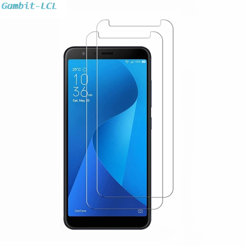 2 шт. закаленное стекло для ASUS ZenFone Max M1 ZB555KL X00PD 9H 2.5D Защитная пленка телефона