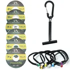 Прозрачная леска для поводка Maximumcatch (2x,3x,4x,5x,6x,7x) для ловли нахлыстом, леска для поводка с держателем для поводка и катушкой