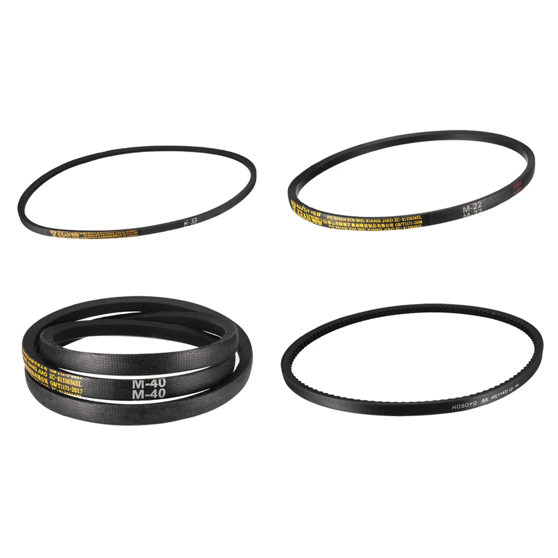 Uxcell 1 шт. привод V-Belt Обхват 19 дюймов-40 дюймов промышленная мощность резиновый