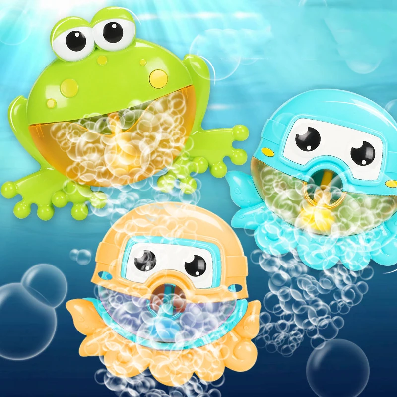 Дропшиппинг Пузырьковая машина крабы лягушка музыка детская игрушка для ванны