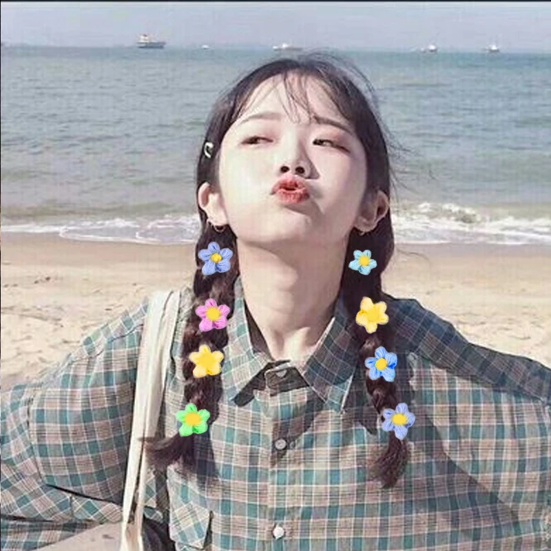 Новинка красивые заколки для волос девочек детские с цветами аксессуары детей |