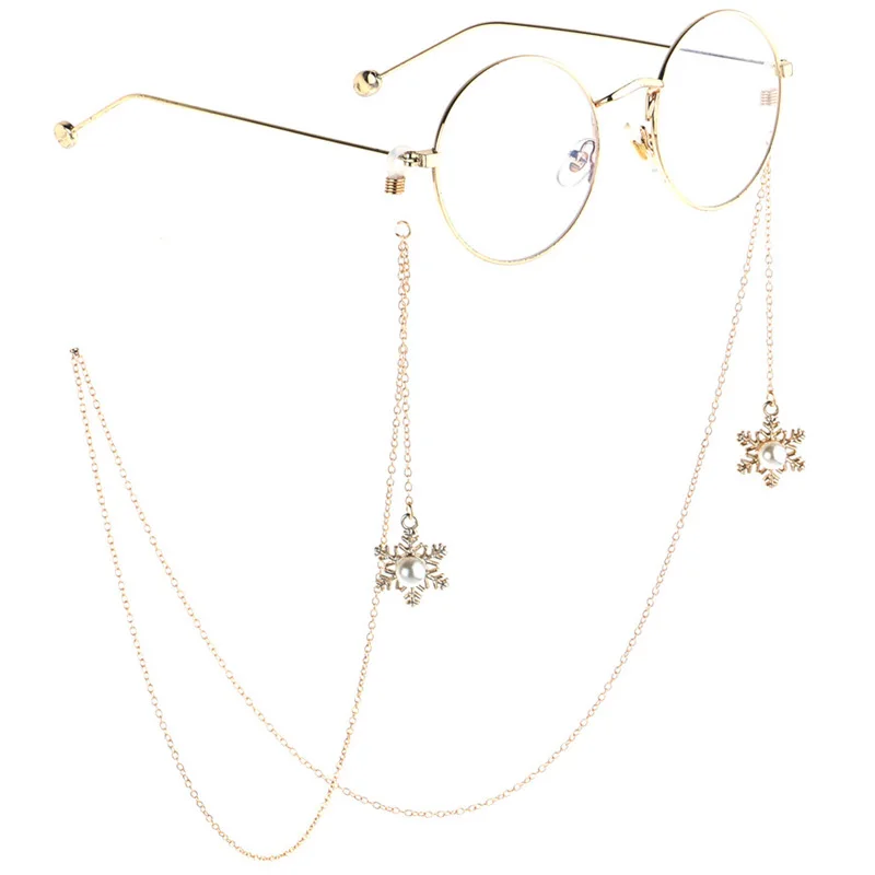 85 см Санта Клаус очки солнцезащитные цепочка для очков чтения металлический