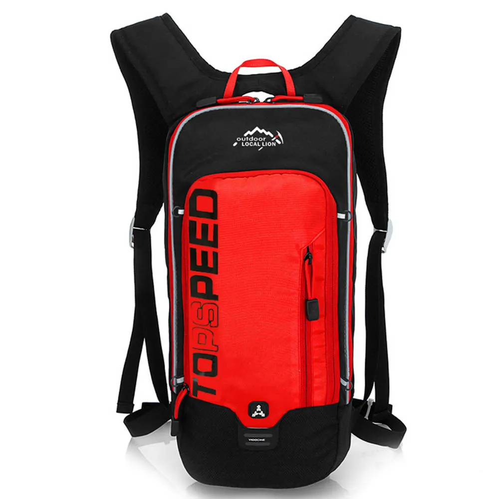 Red LOCAL LION 6L спортивные сумки Сумка для велоспорта походный рюкзак для верховой езды Водонепроницаемая дышащая велосипедная сумка - Цвет: Red