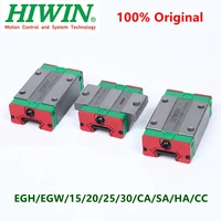 original hiwin linear guide block carriage egh egw hgl 15 20 25 30 ca sa cc ha egr hgr linear rail cnc router parts 3d printer