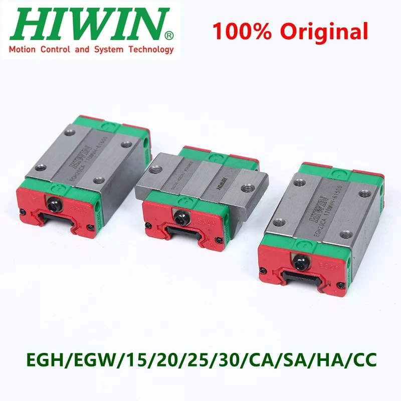 Оригинальный HIWIN линейный направляющий блок каретки EGH EGW HGL 15 20 25 30 CA SA CC HA EGR HGR