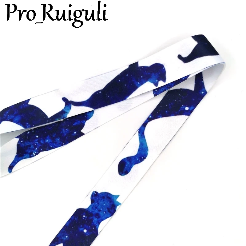 Звездное небо кошка шейный ремешок брелок мобильный телефон ремень держатель