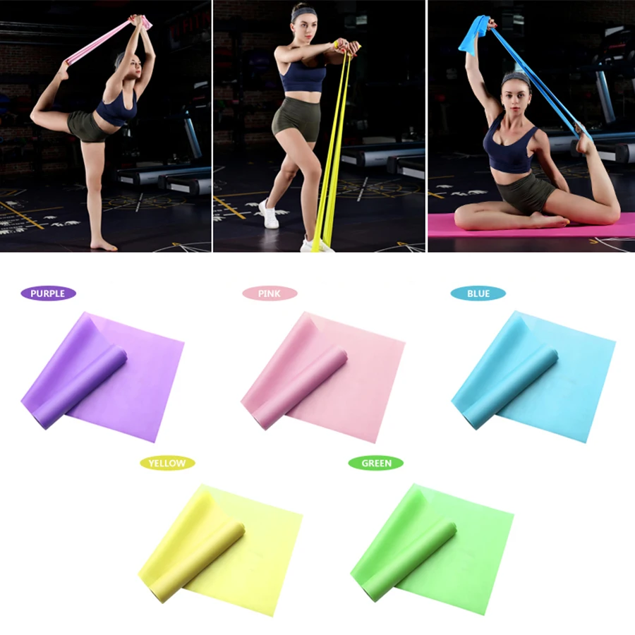 Спортивные Эспандеры для йоги тренировочная лента силовых тренировок
