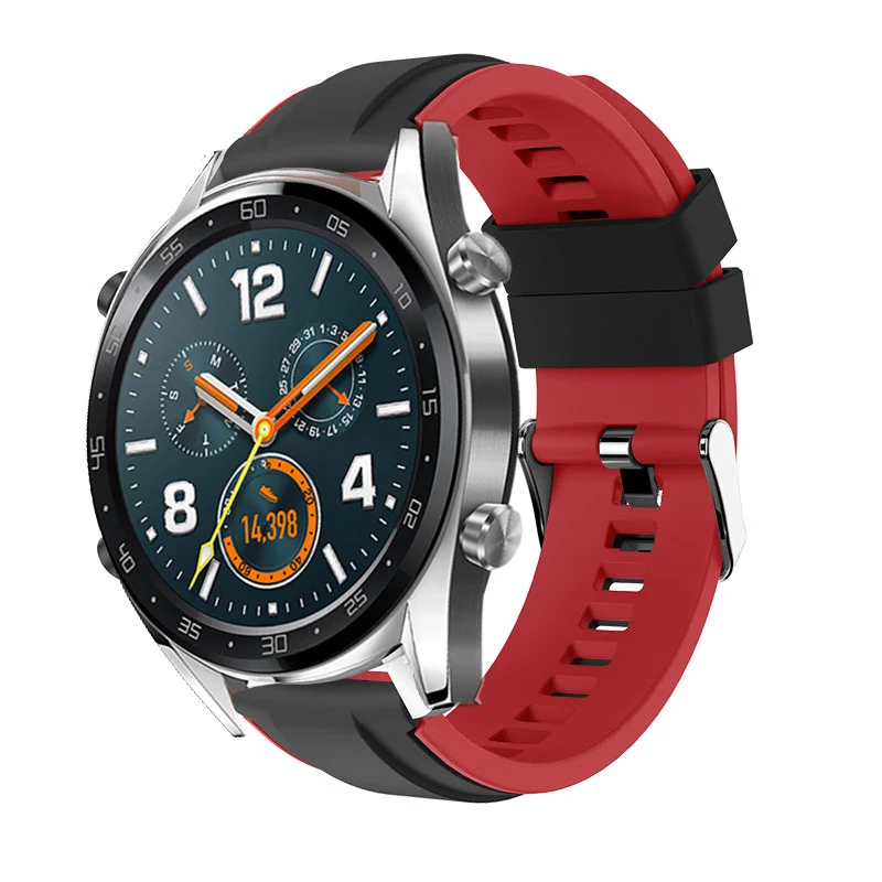 Ремешок силиконовый для Huawei Watch GT браслет наручных часов GT/Magic For Xiaomi Amazfit Stratos 2/Pace 1