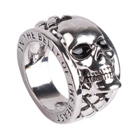 classic mens hip hop ring fashion stainless steel skull ring punk gothic engagement jewelry rings size 6 13 for male best gift