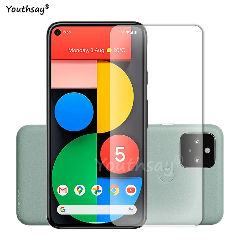 Закаленное стекло для Google Pixel 5A защитная пленка экрана объектива камеры